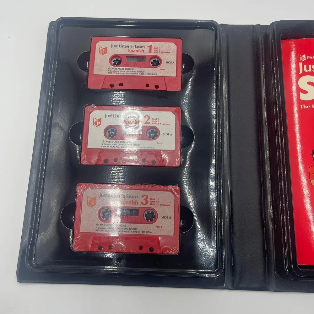 Just‎ Listen 'n Learn Spanish Course Passport Books Cassettes